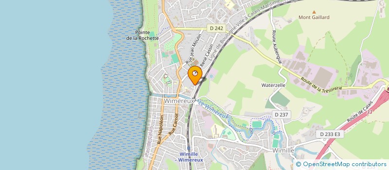 localisation de l'entreprise EUROSEA à WIMEREUX