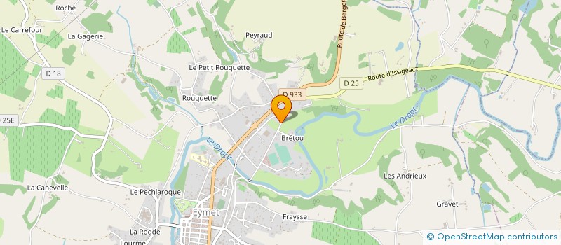 localisation de l'entreprise EUROSEC à ST AUBIN DE CADELECH
