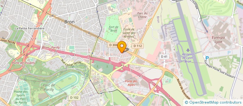 localisation de l'entreprise EUROSECURITE SARL à BRON