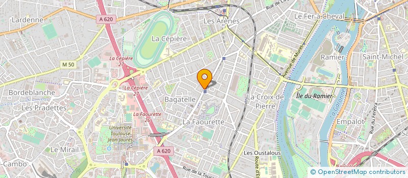 localisation de l'entreprise EUROSECURITE SUD à TOULOUSE
