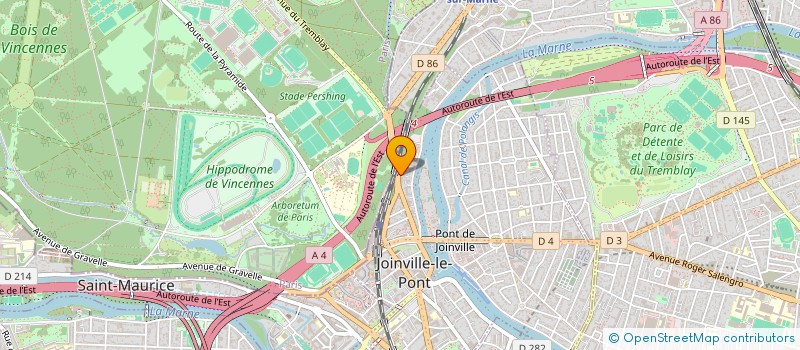 localisation de l'entreprise EUROSEENNE FORMATION  JOINVILLE-LE-PONT