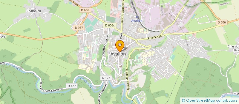 localisation de l'entreprise EUROSER à AVALLON