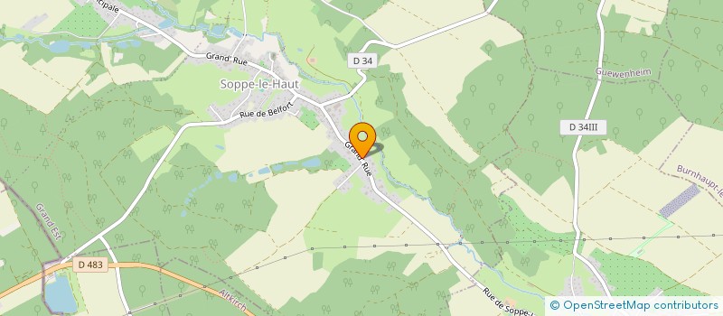 localisation de l'entreprise EUROSERVICES  LE HAUT SOULTZBACH