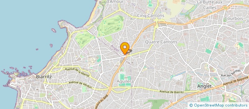 localisation de l'entreprise EUROSERVICES à ANGLET