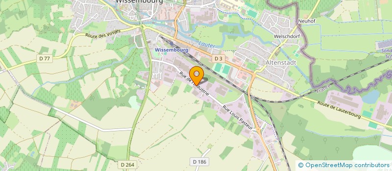 localisation de l'entreprise EUROSERVICES PARTNER à WISSEMBOURG