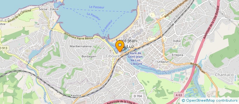 localisation de l'entreprise EUROSERVIPECHE à CIBOURE