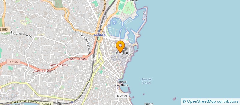 localisation de l'entreprise EUROSHOES à ANTIBES