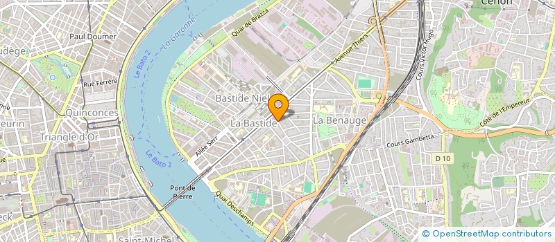 localisation de l'entreprise EUROSIA SOUND  BORDEAUX