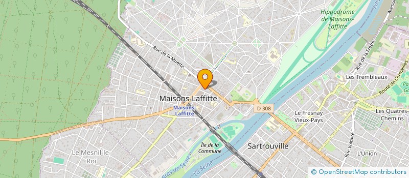 localisation de l'entreprise EUROSKILL  MAISONS-LAFFITTE