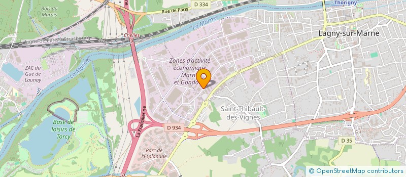 localisation de l'entreprise EUROSMART GROUP à LAGNY-SUR-MARNE