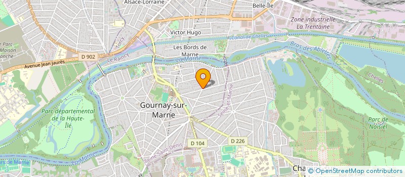 localisation de l'entreprise EUROSOLR CONSEIL à GOURNAY-SUR-MARNE