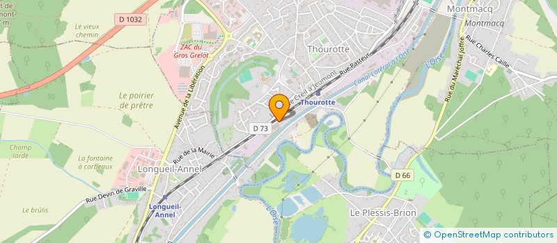 localisation de l'entreprise EUROSORB à THOUROTTE