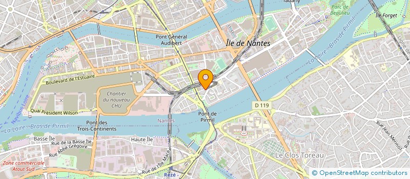 localisation de l'entreprise EUROSOURCES SA à NANTES