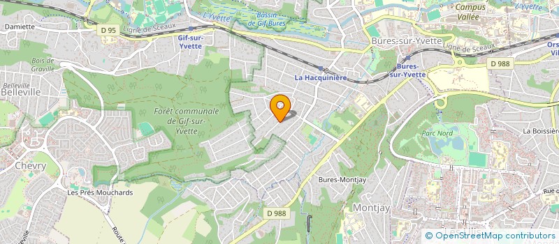 localisation de l'entreprise EUROSOUTHPACIFIC  BURES-SUR-YVETTE