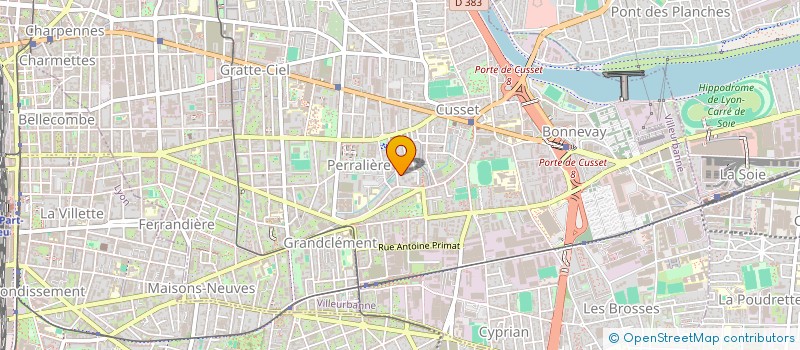 localisation de l'entreprise EUROSPARE 24 à VILLEURBANNE