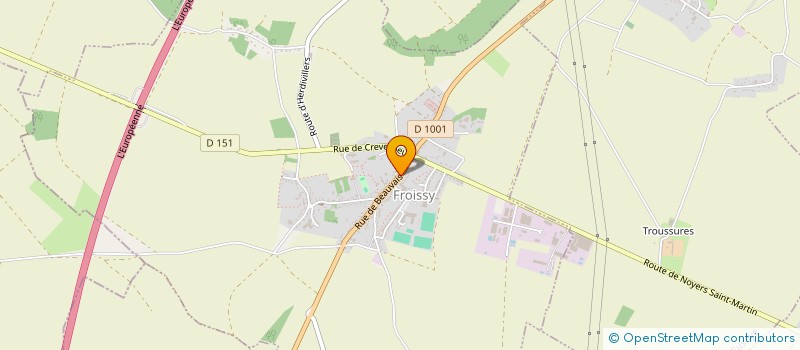 localisation de l'entreprise EUROSPEED TECHNIC FRANCE à FROISSY