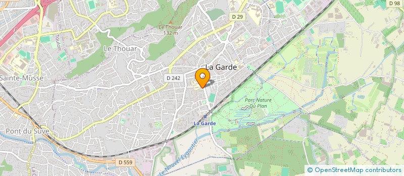 localisation de l'entreprise EUROSPORE à LA GARDE