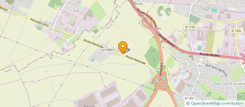 localisation de l'entreprise EUROSPORT à FLERS-EN-ESCREBIEUX