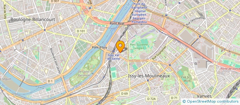 localisation de l'entreprise EUROSPORT EVENTS à ISSY-LES-MOULINEAUX