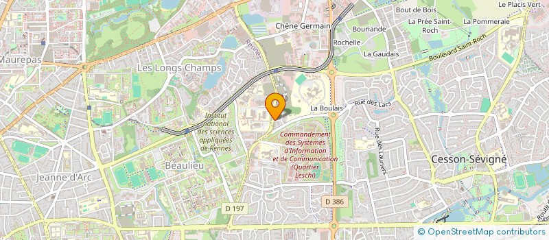 localisation de l'entreprise EUROSQUARE  CESSON-SEVIGNE