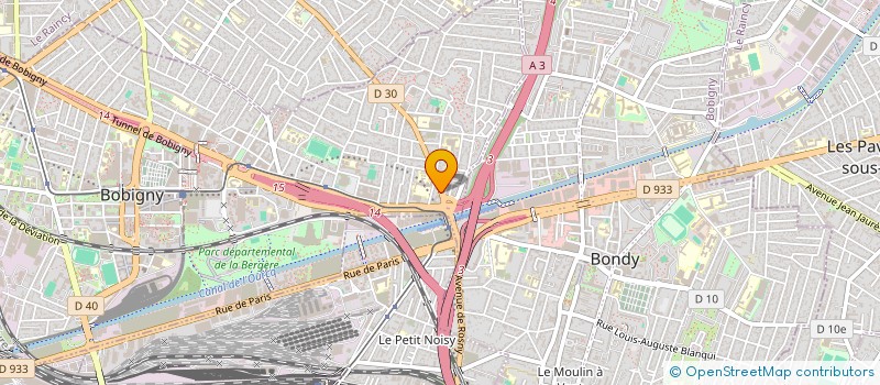 localisation de l'entreprise EUROSTAR à BOBIGNY