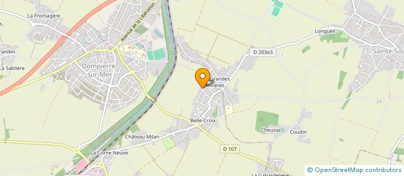 localisation de l'entreprise EUROSTATION  DOMPIERRE-SUR-MER