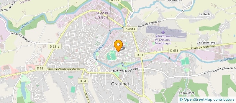 localisation de l'entreprise EUROSTATION M.P.A. AUTO à GRAULHET