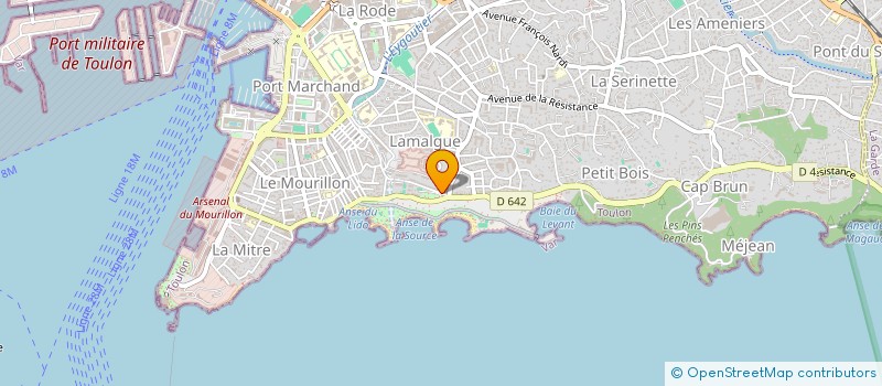 localisation de l'entreprise EUROSTICK à TOULON