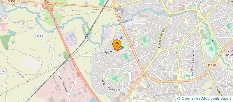localisation de l'entreprise EUROSTIMULATION à CHOLET