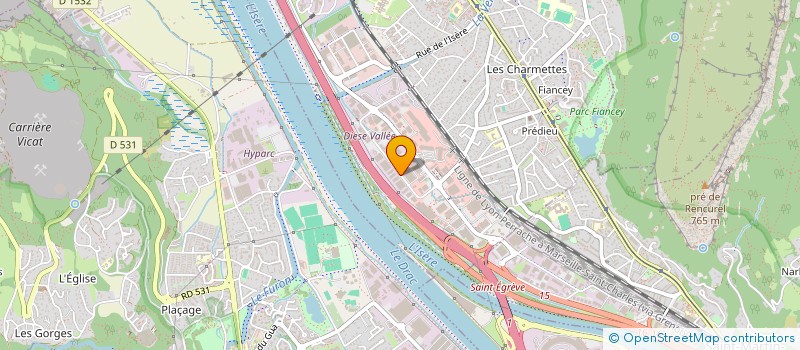 localisation de l'entreprise EUROSTOCK  SAINT-EGREVE