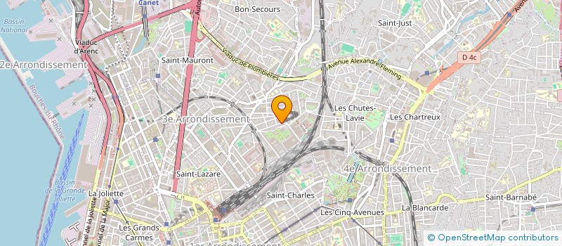 localisation de l'entreprise EUROSTOCK à MARSEILLE