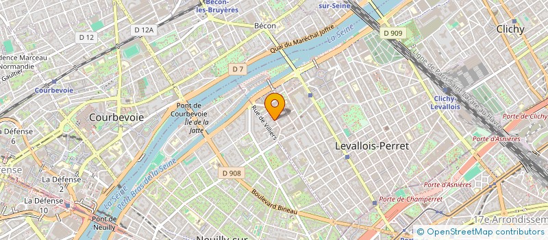 localisation de l'entreprise EUROSTOCKCITY à LEVALLOIS-PERRET