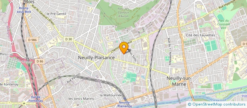 localisation de l'entreprise EUROSTUDIO  NEUILLY-PLAISANCE