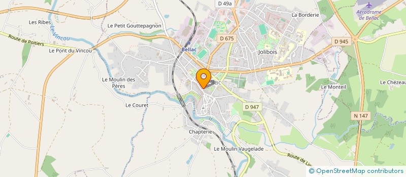 localisation de l'entreprise EUROSUD à BELLAC