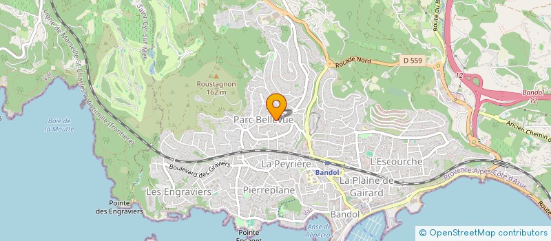 localisation de l'entreprise EUROSUD MARKETING CONSEIL  BANDOL