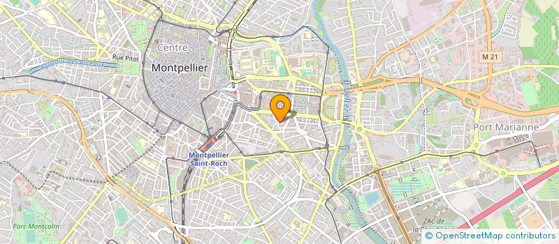 localisation de l'entreprise EUROSUD 'NETT' à MONTPELLIER