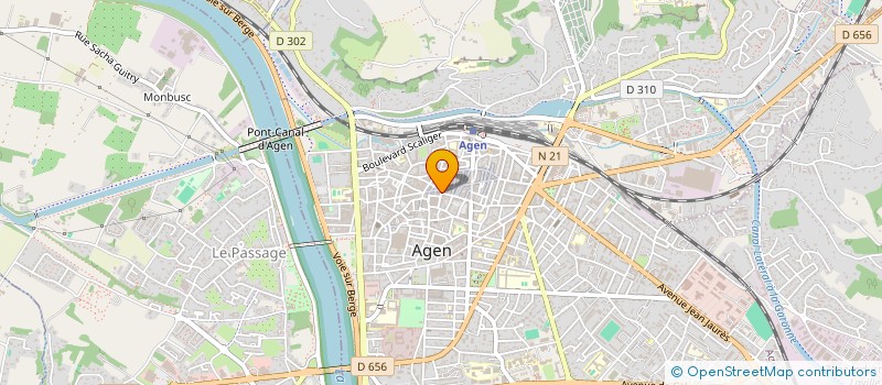 localisation de l'entreprise EUROSUD PAPERS à AGEN