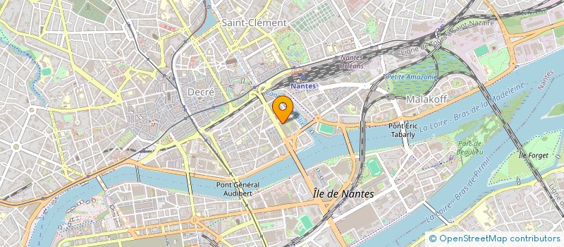 localisation de l'entreprise EUROSYMPOSIUM à NANTES