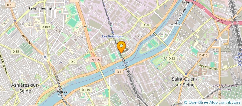 localisation de l'entreprise EUROSYS TELECOM à ASNIERES-SUR-SEINE