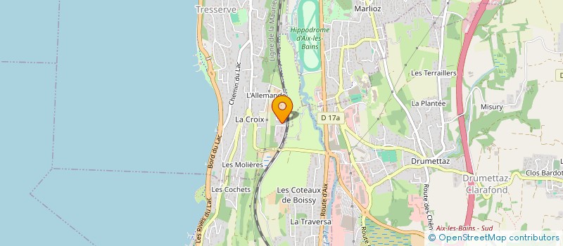 localisation de l'entreprise EUROSYSTEM à TRESSERVE