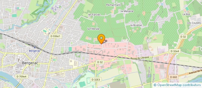 localisation de l'entreprise EUROTABLE à BERGERAC