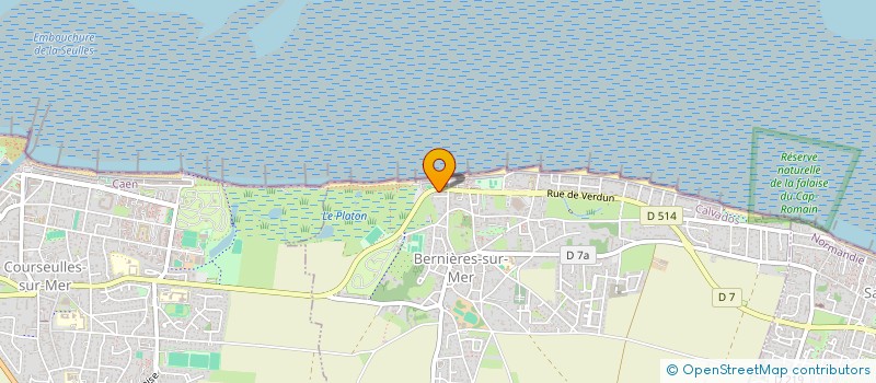 localisation de l'entreprise EUROTEAM à BERNIERES-SUR-MER