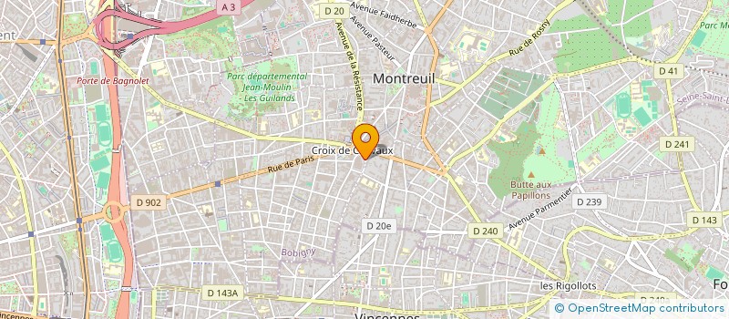 localisation de l'entreprise EUROTEC CONSULTING à MONTREUIL
