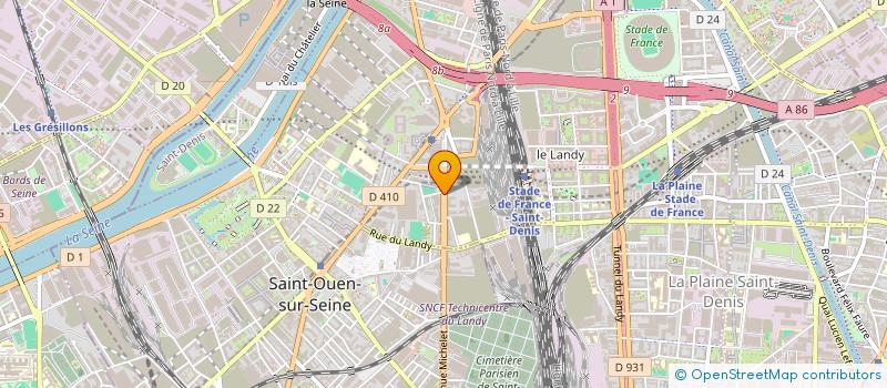 localisation de l'entreprise EUROTEC DENTAL à SAINT-DENIS