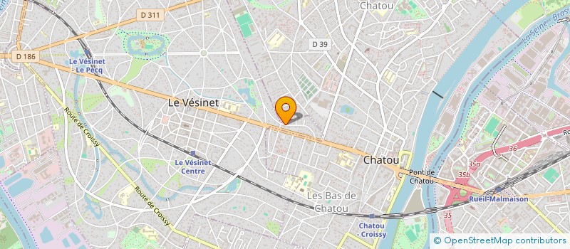 localisation de l'entreprise EUROTEC DENTAL HARMONY  LE VESINET