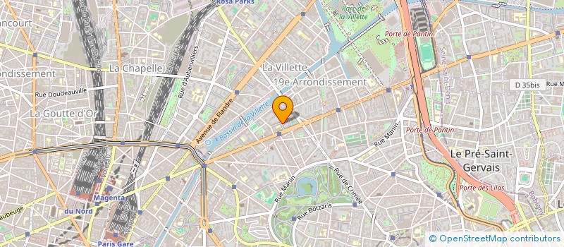 localisation de l'entreprise EUROTECH à PARIS