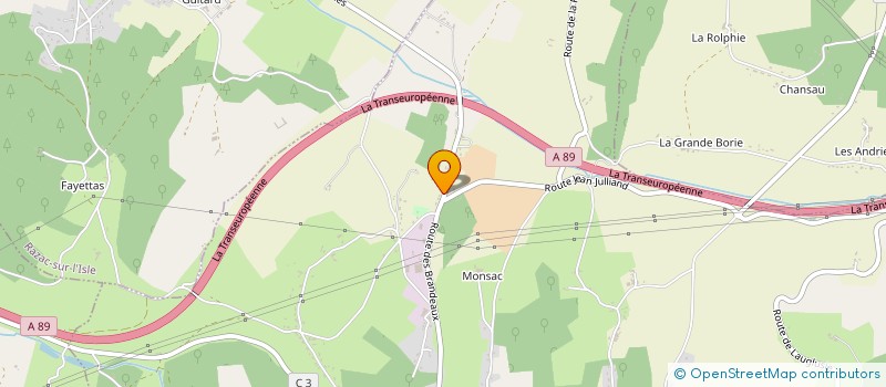 localisation de l'entreprise EUROTECH  COURSAC