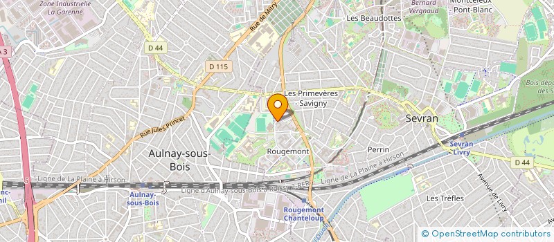 localisation de l'entreprise EUROTECH à SEVRAN