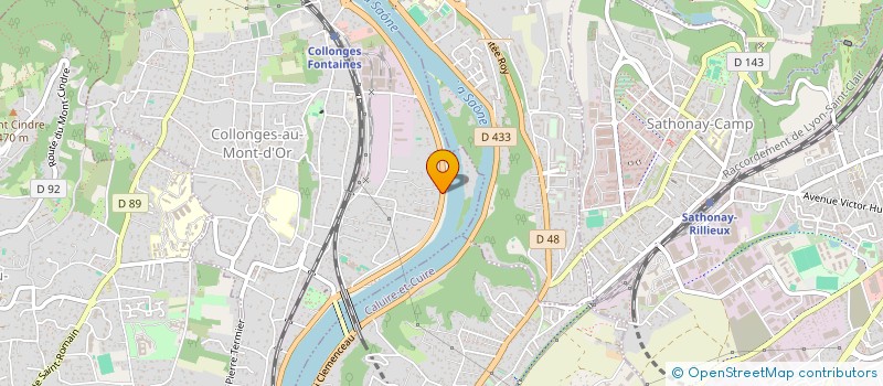 localisation de l'entreprise EUROTECH INDUSTRIE  COLLONGES-AU-MONT-D'OR