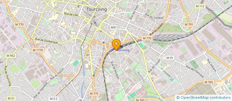 localisation de l'entreprise EUROTECH PIPING à TOURCOING